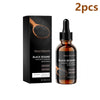 West Month Hair Growth Serum Black Rice Rosemary for Hair Loss Treatment Bald Head Hair Regrowth Black Sesame Seeds Essence 30ml