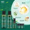 Beard Growth Kit For Men Tea Tree Hair Enhancer Thicker Beard Care Oil Nourishing Moisturizing Beard Conditioner Anti Hair Loss