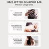 Organic Rice Shampoo Soap Bar Oil Free Conditioning Soap Rice Water Protein Nourishing Anti-loss Hair Soap Hair Growth Soap Bar