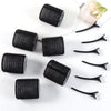 12Pcs/Set Air Bar Curling Iron Tube Self-Adhesive Magic Roll and Bangs Hair Clip Curling Styling Tool