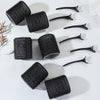 12Pcs/Set Air Bar Curling Iron Tube Self-Adhesive Magic Roll and Bangs Hair Clip Curling Styling Tool