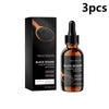 West Month Hair Growth Serum Black Rice Rosemary for Hair Loss Treatment Bald Head Hair Regrowth Black Sesame Seeds Essence 30ml