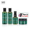 Beard Growth Kit For Men Tea Tree Hair Enhancer Thicker Beard Care Oil Nourishing Moisturizing Beard Conditioner Anti Hair Loss