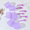12Pcs/Set Air Bar Curling Iron Tube Self-Adhesive Magic Roll and Bangs Hair Clip Curling Styling Tool